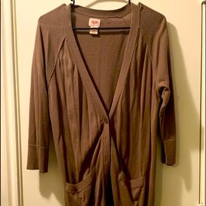 Brown Mossimo Cardigan barely worn